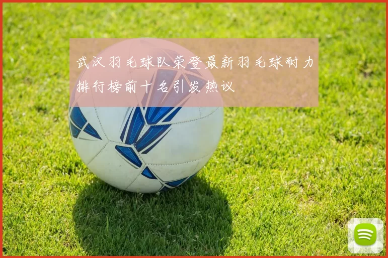 武汉羽毛球队荣登最新羽毛球耐力排行榜前十名引发热议