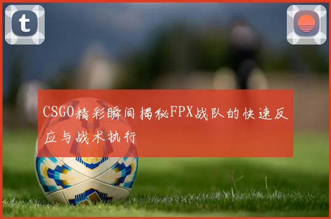 CSGO精彩瞬间揭秘FPX战队的快速反应与战术执行